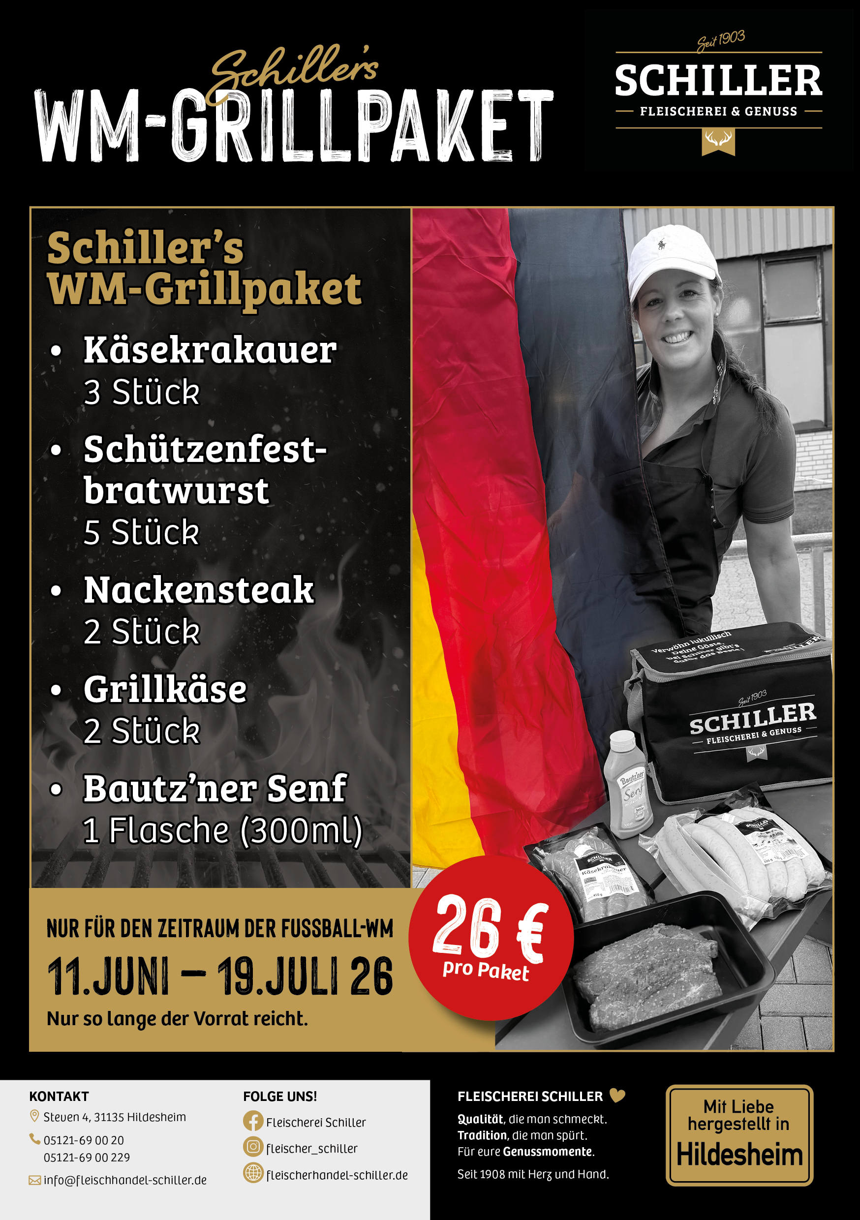 Grillpaket zur Fußball-WM!
